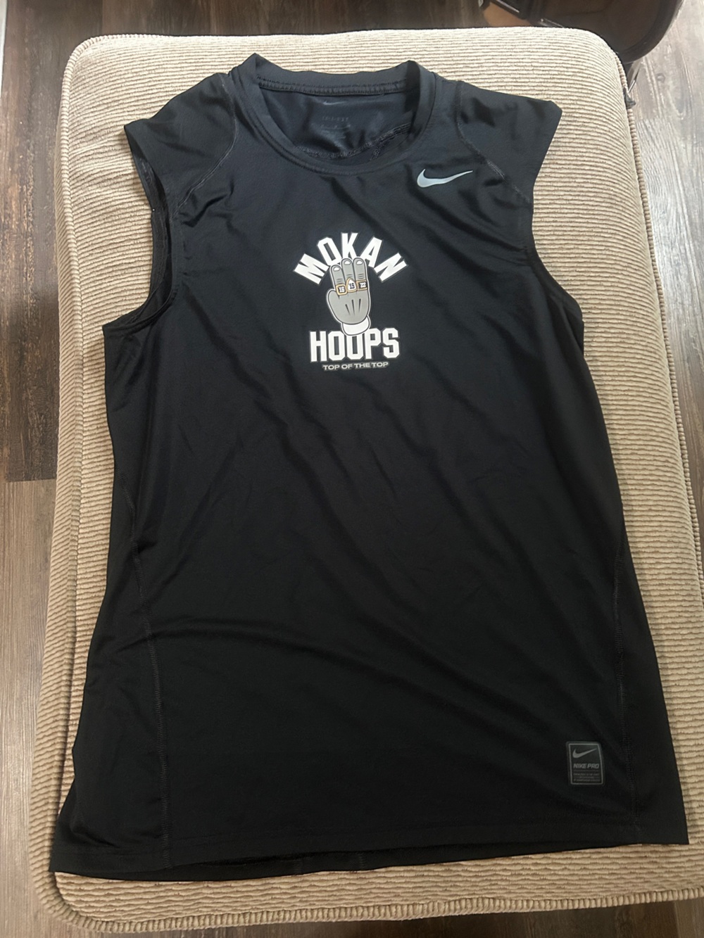 Black Nike pro Mokan basketball Sleeveless